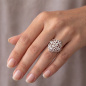Preview: Damen Ring 925 Sterling Silber Silberring