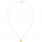 Preview: Collier 750 Gold Gelbgold matt 45 cm