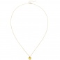 Preview: Collier 750 Gold Gelbgold matt 45 cm