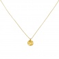 Preview: Collier 750 Gold Gelbgold matt 45 cm