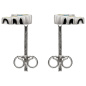 Preview: Ohrstecker 925 Sterling Silber 14 Zirkonia blau grün Ohrringe