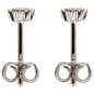 Preview: Ohrstecker 585 Gold Weißgold 2 Diamanten Brillanten