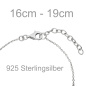 Preview: Armband 925 Sterling Silber 19 cm
