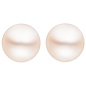 Preview: Ohrstecker 585 Gold Gelbgold 2 Süßwasser Perlen 8 mm
