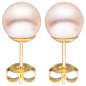 Preview: Ohrstecker 585 Gold Gelbgold 2 Akoya Perlen 7,5 mm