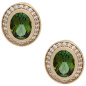 Preview: Ohrstecker 585 Gold Gelbgold 2 Turmaline 48 Diamanten Brillanten Ohrringe