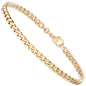 Preview: Panzerarmband 333 Gold Gelbgold 21 cm Armband Goldarmband