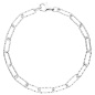 Preview: Armband 925 Sterling Silber diamantiert 21 cm Silberarmband
