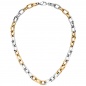 Preview: Halskette Kette Edelstahl mit gelbgoldfarben beschichtet 48 cm