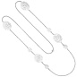 Preview: Collier Halskette aus Edelstahl 90 cm Kette