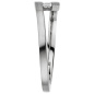 Preview: Damen Ring 950 Platin matt 1 Diamant im Caree-Schliff