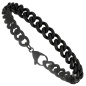 Preview: Armband Edelstahl mit schwarzer PVD-Beschichtung 21,5 cm