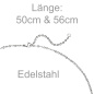 Preview: Collier Halskette mit Kreuz-Anhänger aus Edelstahl mit Zirkonia 56 cm