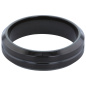 Preview: Herren Ring Edelstahl matt schwarz beschichtet