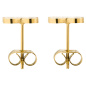 Preview: Ohrstecker Edelstahl goldfarben beschichtet Ohrringe