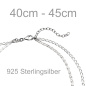 Preview: Collier Halskette 2-reihig 925 Sterling Silber 45 cm