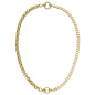 Preview: Collier Halskette 925 Sterling Silber vergoldet 45 cm