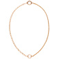 Preview: Collier 925 Sterling Silber rotgold vergoldet 42 cm