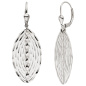 Preview: Ohrhänger 925 Sterling Silber diamantiert Ohrringe Boutons Silberohrringe