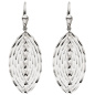 Preview: Ohrhänger 925 Sterling Silber diamantiert Ohrringe Boutons Silberohrringe