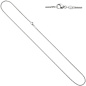 Preview: Zopfkette 585 Weißgold 1,8 mm 42 cm Gold Kette Halskette Weißgoldkette Karabiner