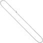 Preview: Zopfkette 585 Weißgold 1,8 mm 42 cm Gold Kette Halskette Weißgoldkette Karabiner