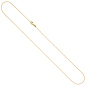Preview: Ankerkette 750 Gold Gelbgold diamantiert 1,1 mm 45 cm Kette Halskette Karabiner