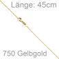 Preview: Venezianerkette 750 Gold Gelbgold 0,9 mm 45 cm Kette Halskette Goldkette