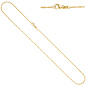 Preview: Singapurkette 750 Gold Gelbgold 1,4 mm 45 cm Kette Halskette Goldkette Karabiner