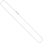 Preview: Zopfkette 950 Platin 1,0 mm 45 cm Kette Halskette Karabiner