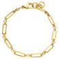 Preview: Armband Edelstahl goldfarben 20 cm