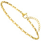 Preview: Armband Edelstahl goldfarben 20 cm