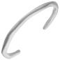 Preview: Armspange / offener Armreif 925 Sterling Silber mattiert