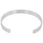 Preview: Armspange / offener Armreif 925 Sterling Silber mattiert