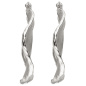 Preview: Creolen 925 Sterling Silber mattiert Ohrringe