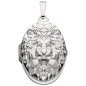 Preview: Medaillon Löwe oval 925 Sterling Silber