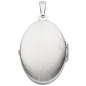 Preview: Medaillon oval 925 Sterling Silber bicolor vergoldet