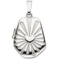 Preview: Medaillon Herz 925 Sterling Silber mattiert