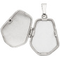 Preview: Medaillon Herz 925 Sterling Silber mattiert