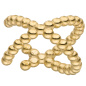 Preview: Einzel-Ohrklemme Earcuff 375 Gold Gelbgold