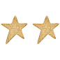 Preview: Ohrstecker Stern 375 Gold Gelbgold glitzernd Ohrringe