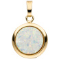 Preview: Anhänger 375 Gold Gelbgold 1 Opal