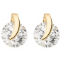 Preview: Ohrstecker 375 Gold Gelbgold 2 Zirkonia Ohrringe