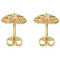 Preview: Ohrstecker Herzförmiger Lebensbaum 375 Gold Gelbgold Ohrringe