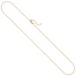 Preview: Weit-Ankerkette 750 Gold Gelbgold 1,5 mm 45 cm Kette Halskette Goldkette