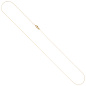Preview: Ankerkette 750 Gold Gelbgold diamantiert 0,4 mm 45 cm Kette Halskette Karabiner