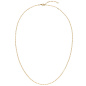 Preview: Halskette 750 Gold Gelbgold 45 cm Kette Goldkette Karabiner