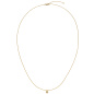 Preview: Collier Halskette 750 Gold Gelbgold 1 Diamant Brillant 45 cm