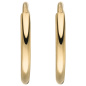 Preview: Creolen 750 Gold Gelbgold Ohrringe