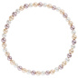Preview: Armband Muschelkern Perlen multicolor 4 mm 17 cm Perlenarmband